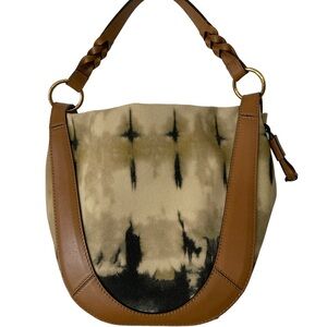 ULLA JOHNSON Hilma Tie Dye Leather Bucket Bag BNWT